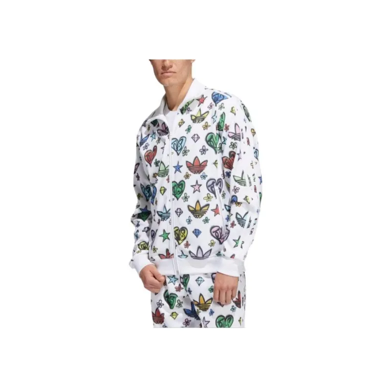 Adidas Originals JEREMY SCOTT FIREBIRD Jackets Unisex White-1