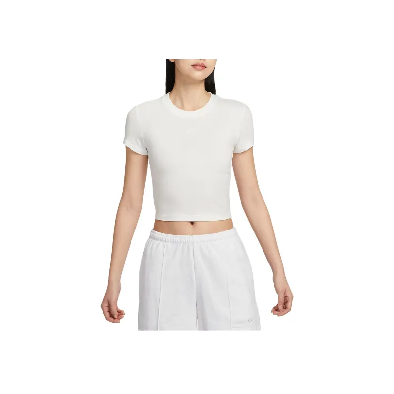 Nike Sportswear Regular T Shirt Women's Sail White-0