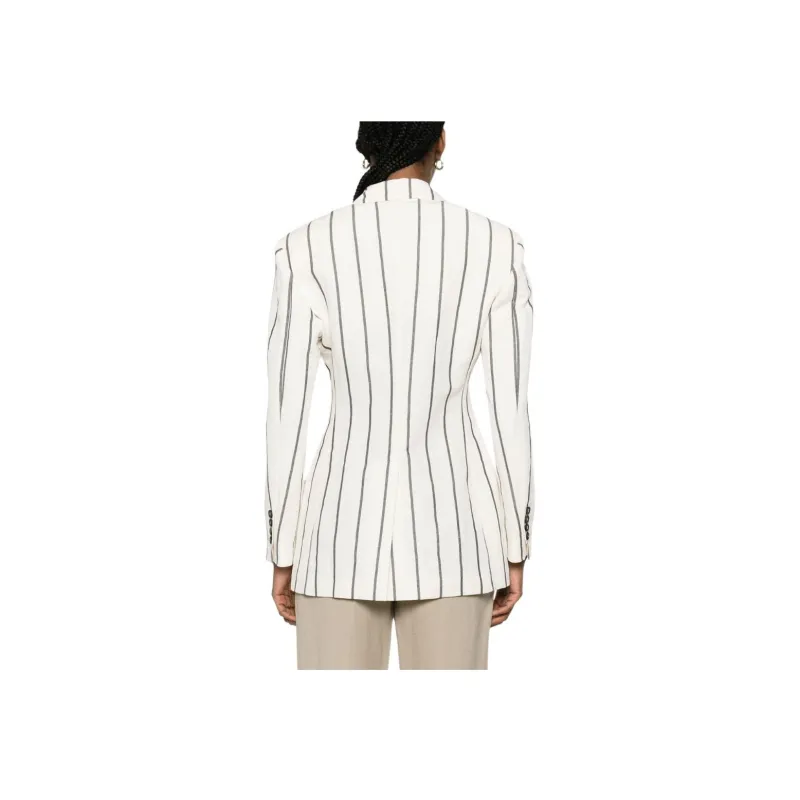 Brunello Cucinelli Striped Tailored Blazer-2