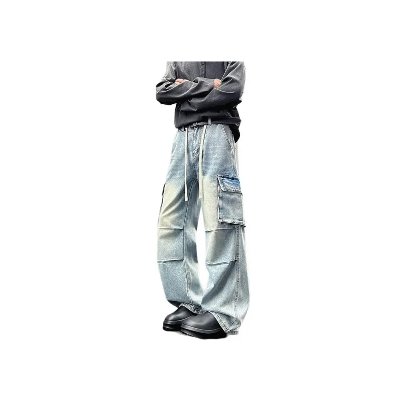 FONDLOOK Jeans Men's Light Blue-0