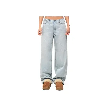 DRAGON FACE Jeans Women's Washed Blue