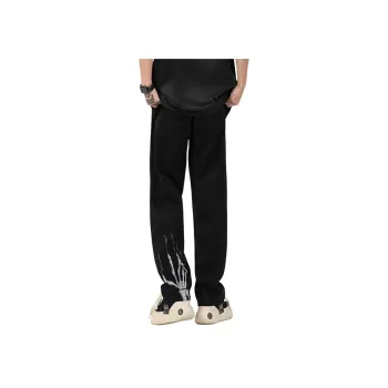 PAINT STAIN Jeans Unisex Black