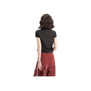 FAWENXIANGZI T Shirts Women's Black