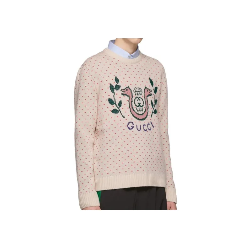 GUCCI Cashmere Sweaters Men Pink-1