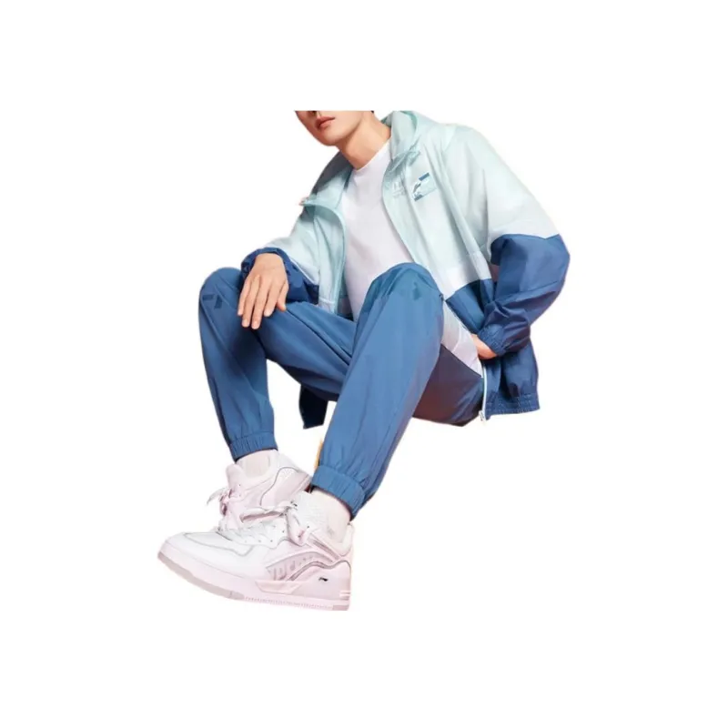 LiNing Sports Trend Series Sports Pants Men's Eggshell Blue-3