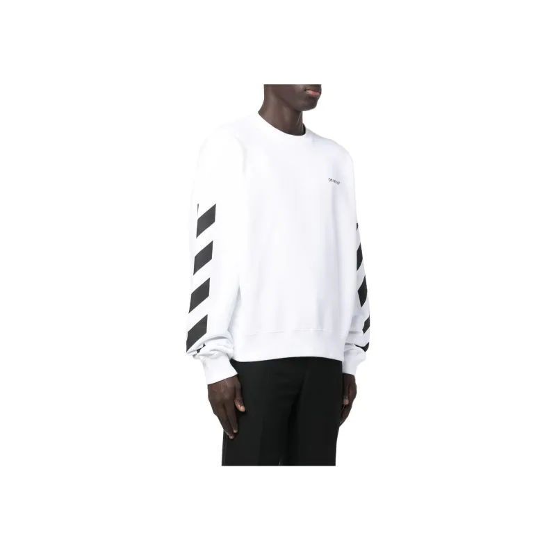 OFF WHITE Sweatshirts Men White-2