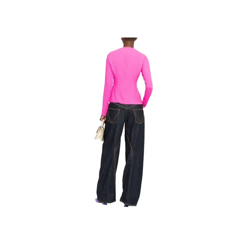 The Attico Zelda Tie front Blouse-2