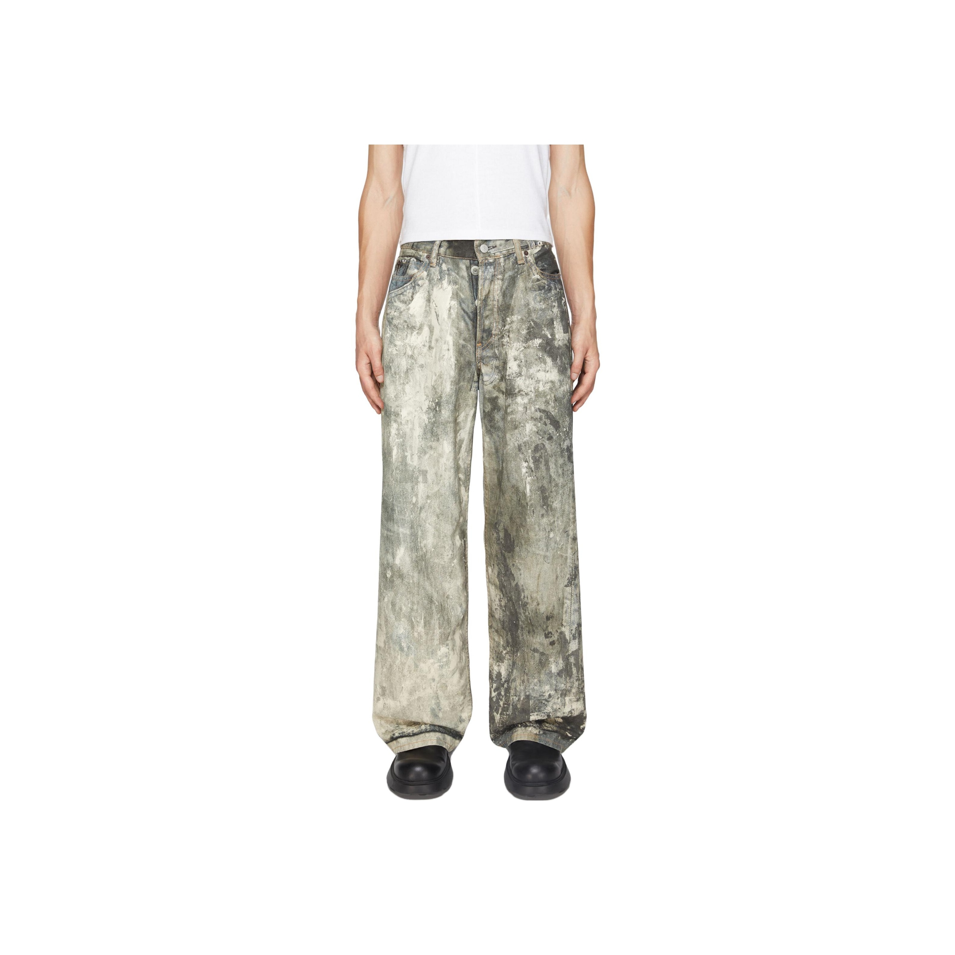 Acne Studios FW23 Jeans 1981M Men's Cool Gray - POIZON