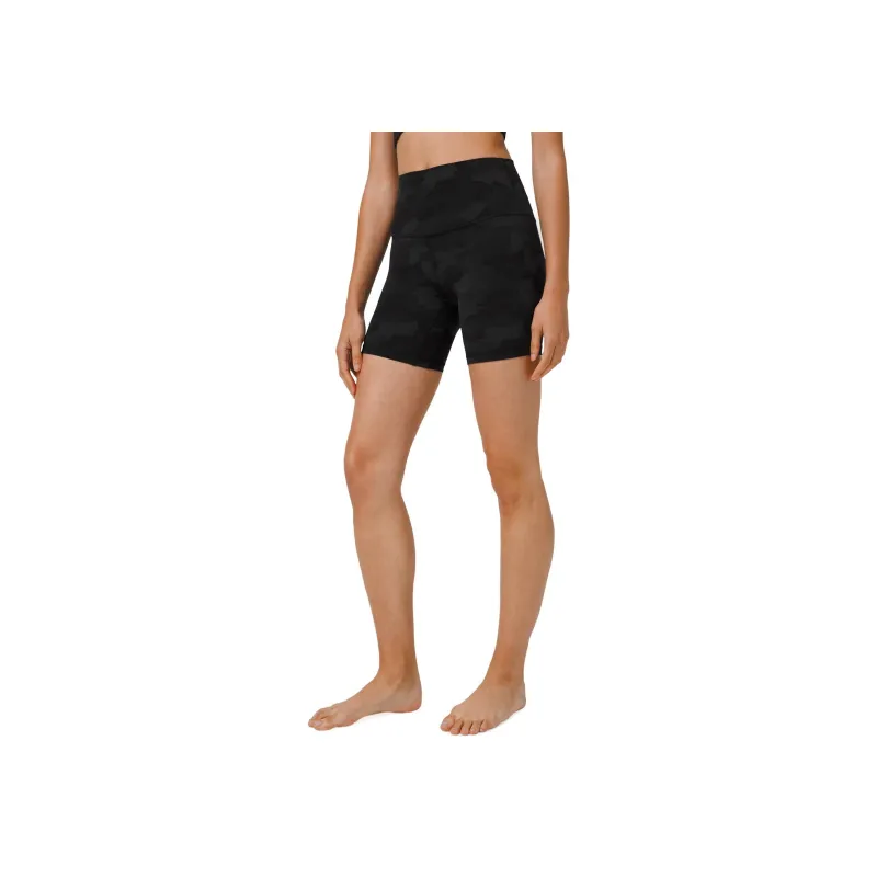 Lululemon Align™ Sports Shorts 6' Women's Camouflage Deep Carbon Multicolor-0