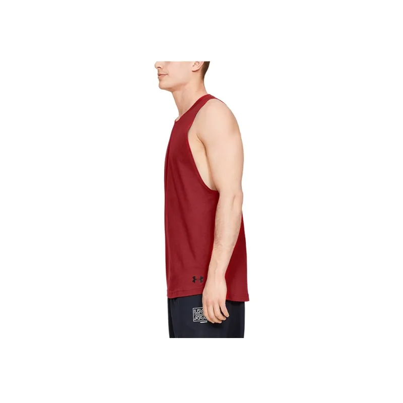 Under Armour Baselin Basketball Jerseys Men Red-4