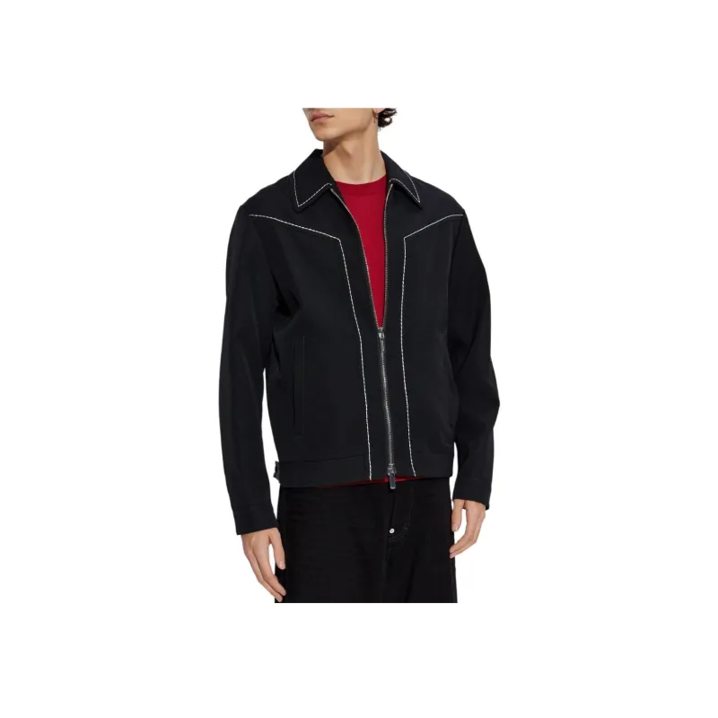 DSQUARED2 Topstitched Wool Jacket-1