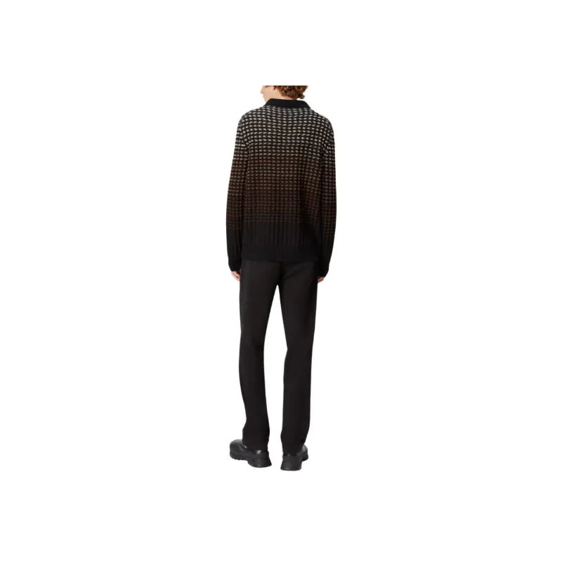 MISSONI Gradient Knitted Polo Shirt-1