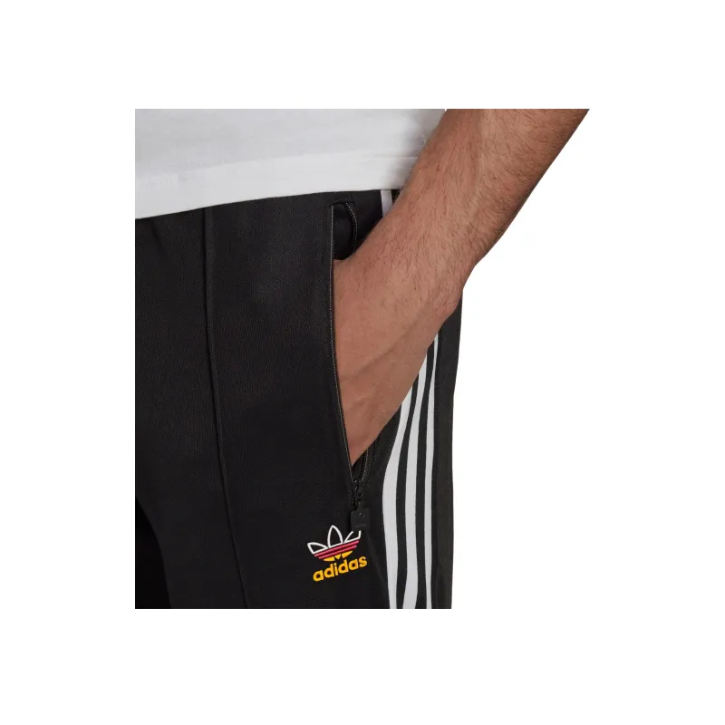 Adidas Originals FB NATIONS BECKENBAUER Knitted Sports Pants Men's Black-4