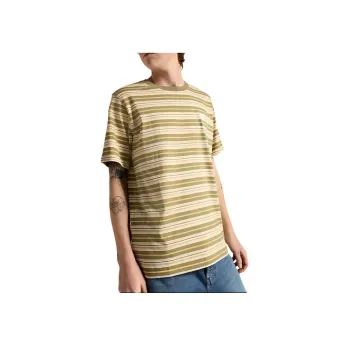 Converse Loose Fit Striped Tee T-Shirt Men's Moss Sloth