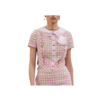CHANEL 25S Spring Summer Collection Knitwear Women's Pink