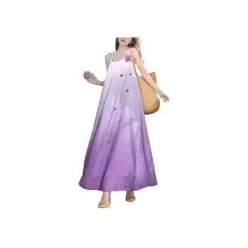Wbwq Slip Dress Women's Gradient Purple