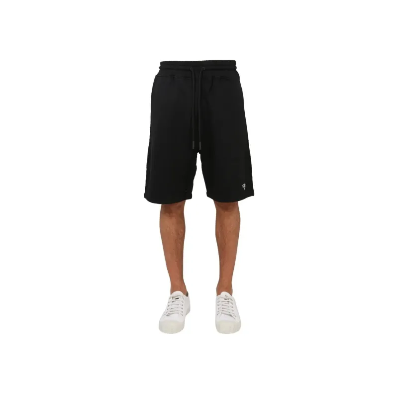 Marcelo Burlon Elasticated Waistband Shorts-0
