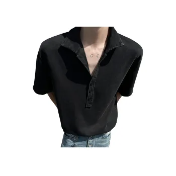 MARK WAFFLE T Shirt Unisex Black