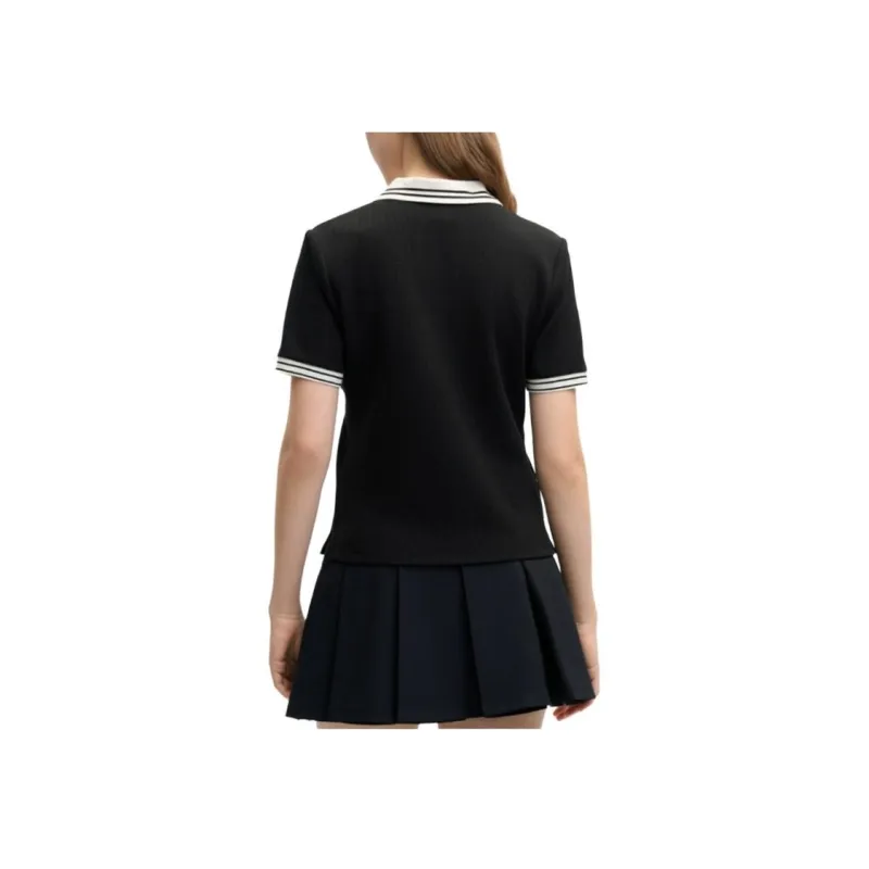 FILA TENNIS Polo Shirt Women's Jet Black BK-4