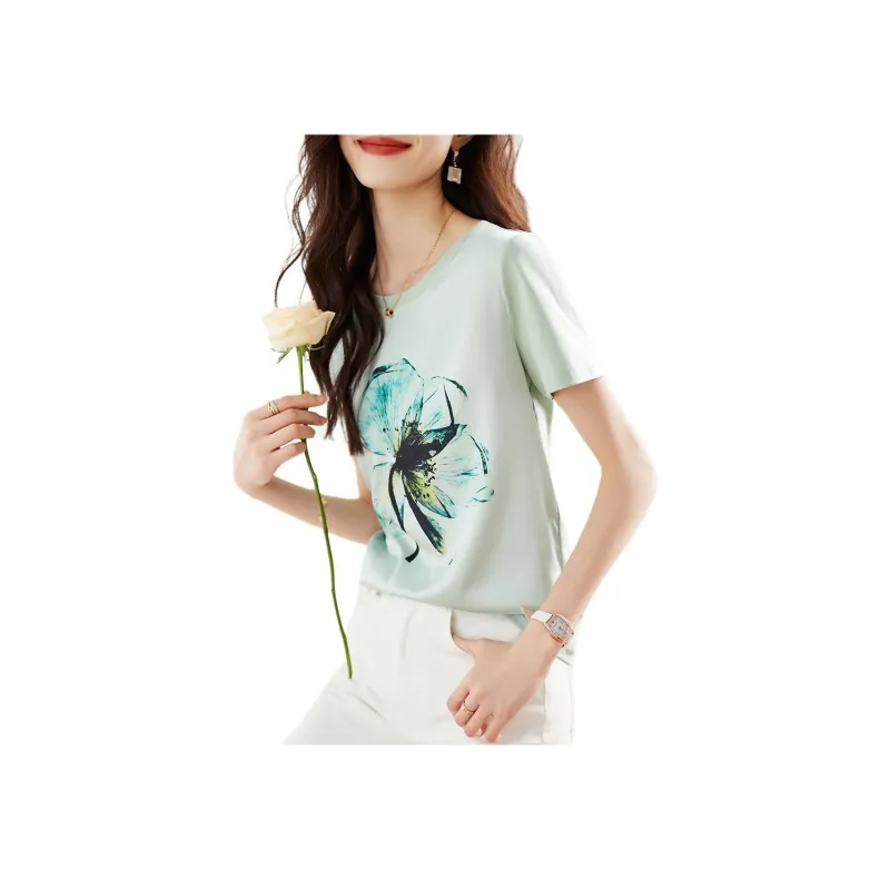 Mo Han Yi Mei Regular T Shirt Women's-0
