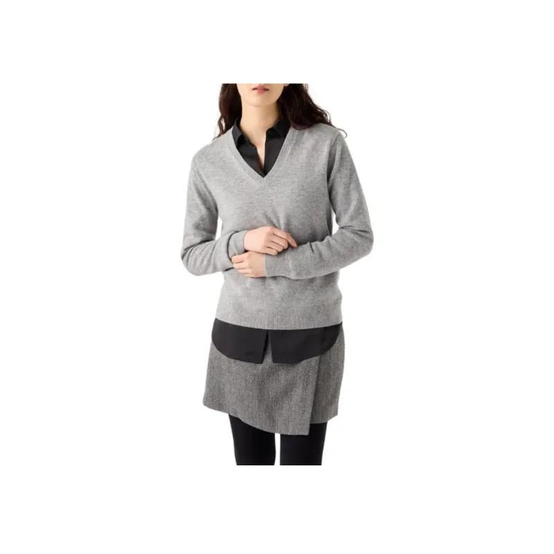 UNIQLO Cashmere Sweater Women's Gray-0