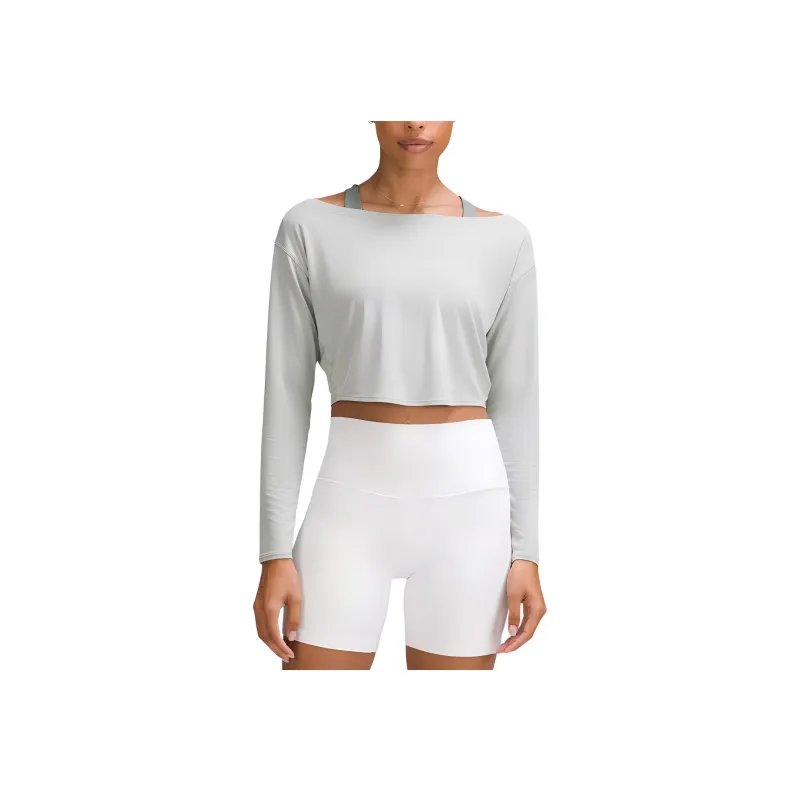 Lululemon Cropped Collection Long Sleeve T Shirt Women's-1