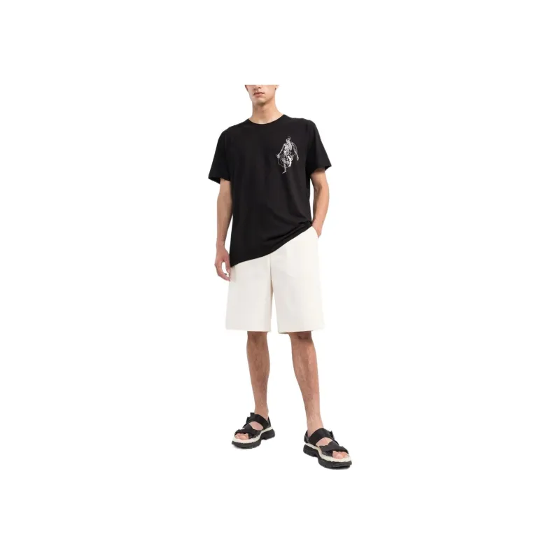 Alexander McQueen T Shirts Men Black-1