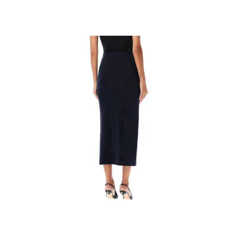 Self portrait Embellished Straight Midi Skirt-1