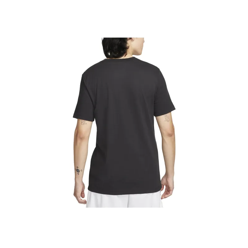Nike T Shirts Men Black-2