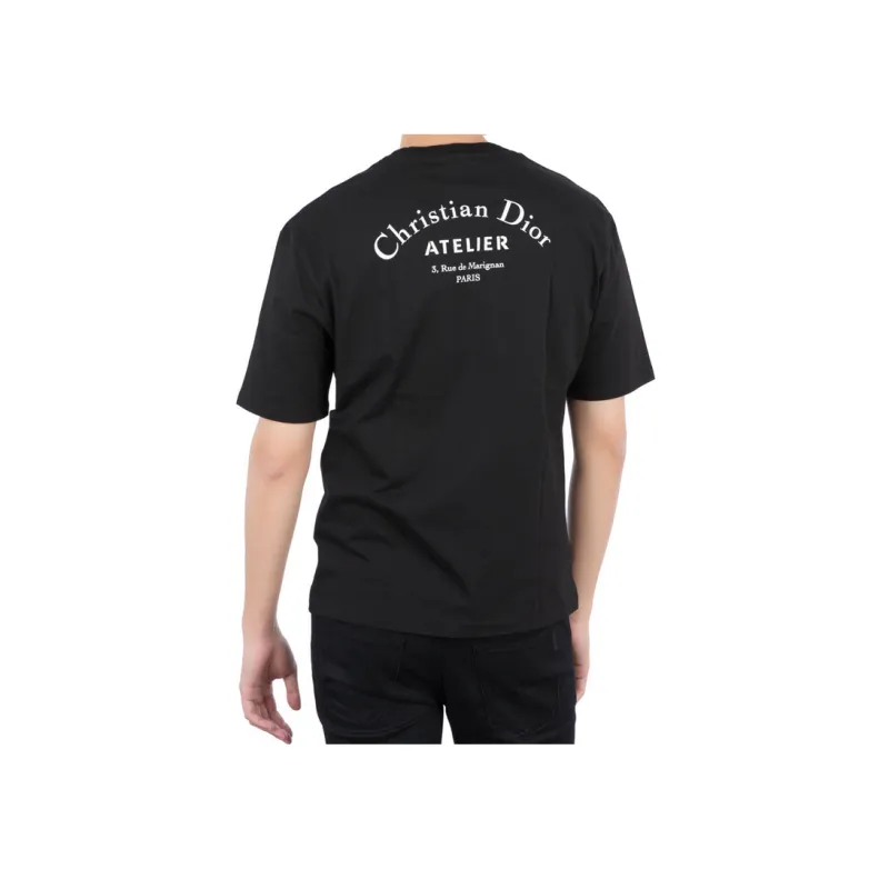 DIOR Quarterly New Products T Shirts Unisex Black-7