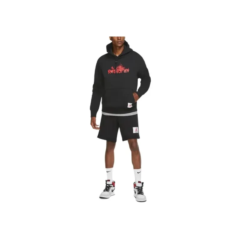 Jordan Air Jordan AJ4 Sweatshirts Men Black-2