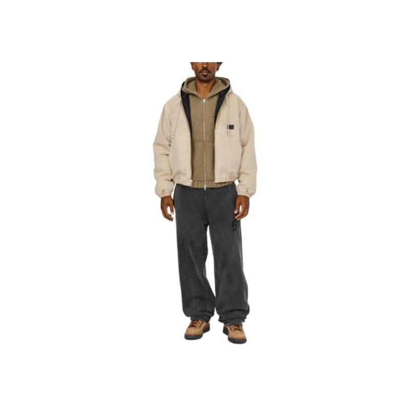 Stussy Work Canvas Needle Punch Jacket-5