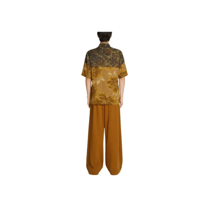 DRIES VAN NOTEN Floral Printed Buttoned Shirt-2