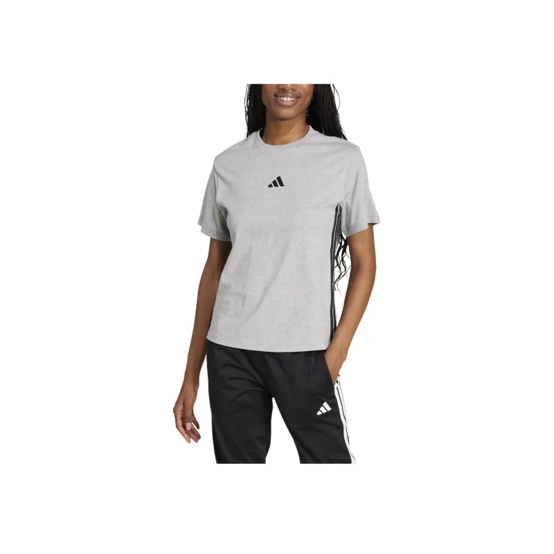 Adidas Clothing T Shirts Women's Gray-1