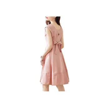 Still Quiet Dress Women's Leather Pink