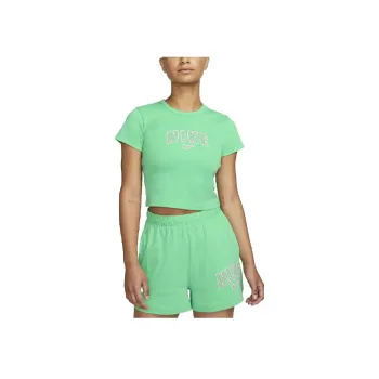 Nike Crop Tops Women's Teal