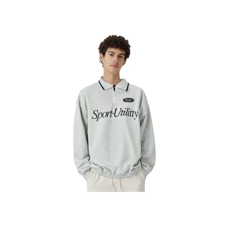 Skechers Colorful Sweatshirt Unisex Light Heather Gray-2