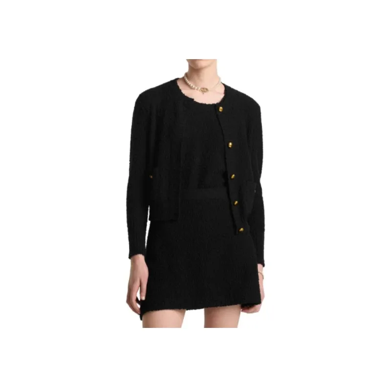 DIOR Casual Short Skirts Women's Black-3