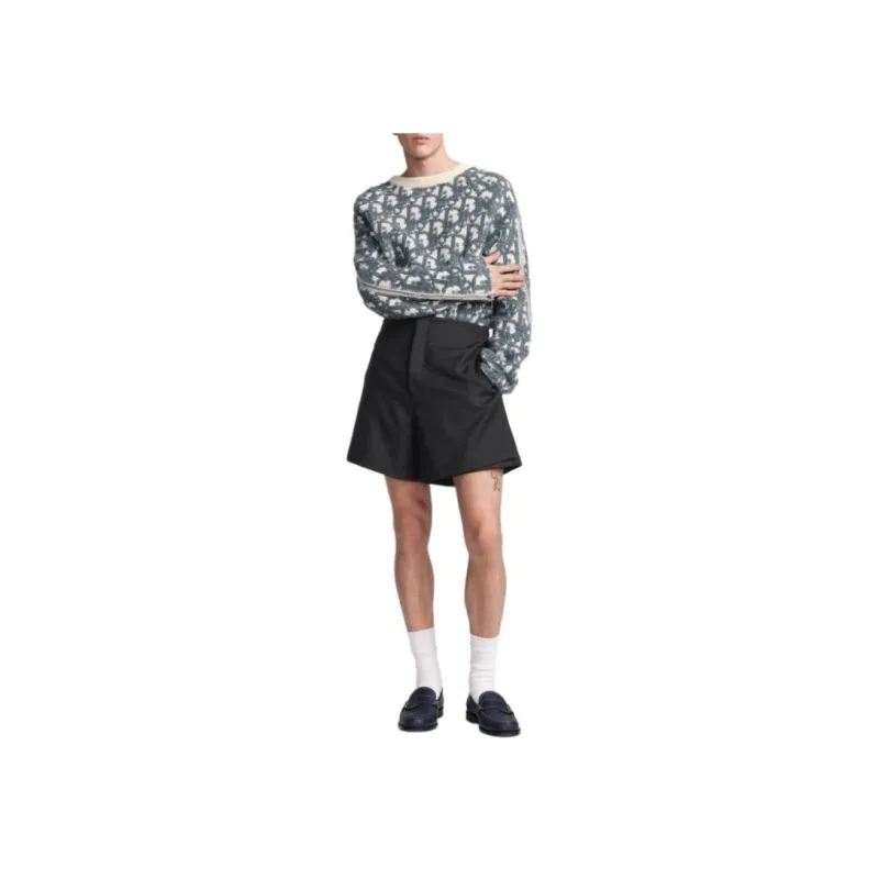 DIOR Tailored Shorts With Tied Bow Casual Shorts Men's Black-2