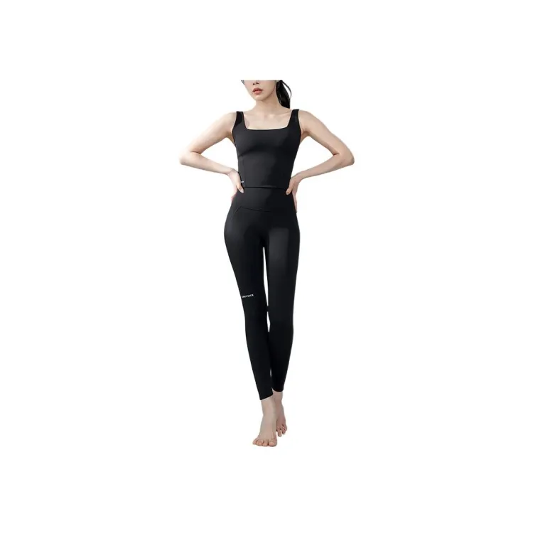 PING - えび様 XEXYMIX Yoga Pants Women's Black - POIZON