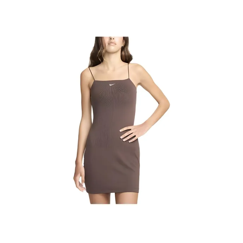 Nike Sportswear Chill Knit Women's Tight Mini-Rib Cami Dress-0