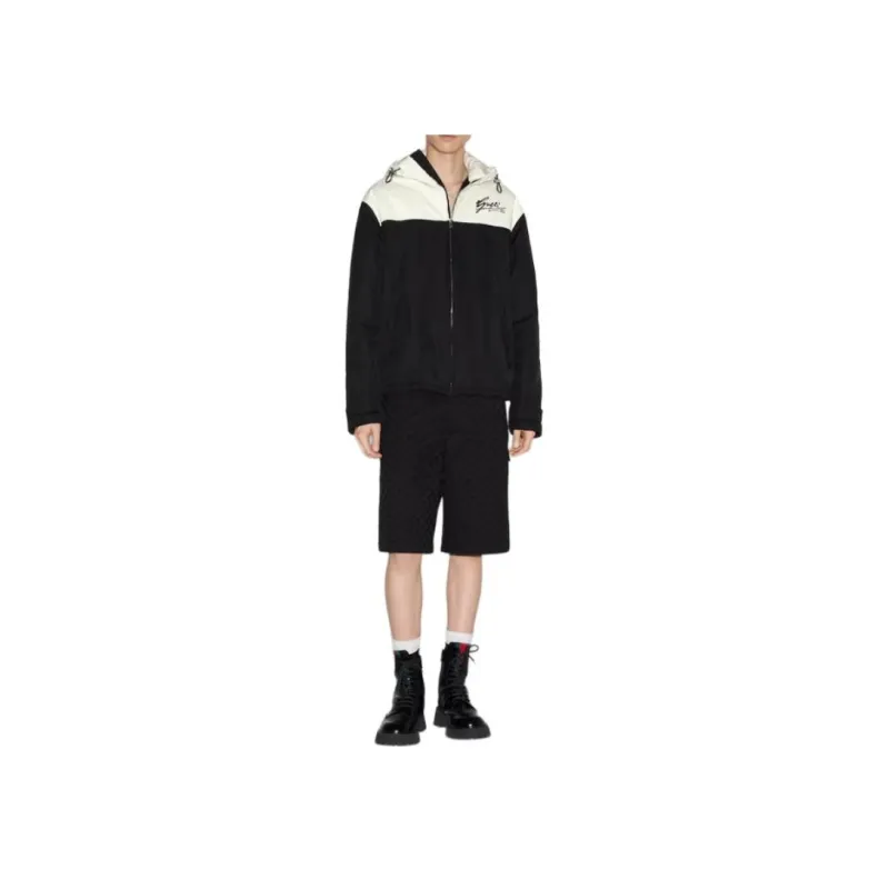 GUCCI Canvas Hooded Jacket-2