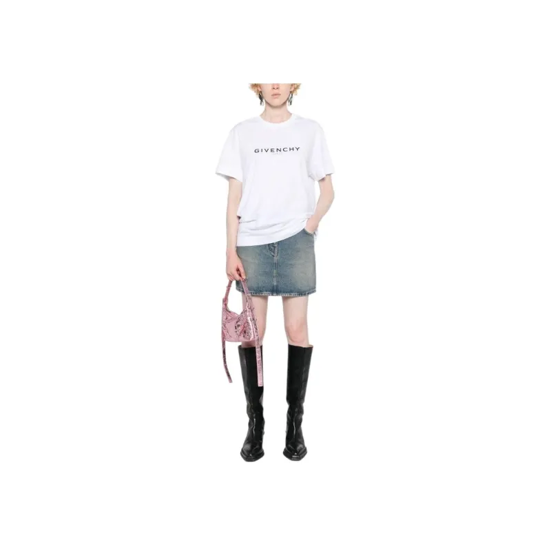 Givenchy Logo Printed Crewneck T Shirt-2