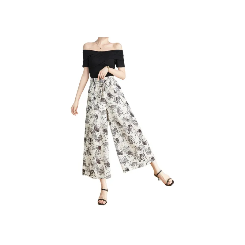 Mo Han Yi Mei Casual Pants Women's Multicolor-1