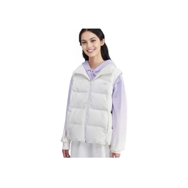 Skechers Vest Women's Marshmallow White-1