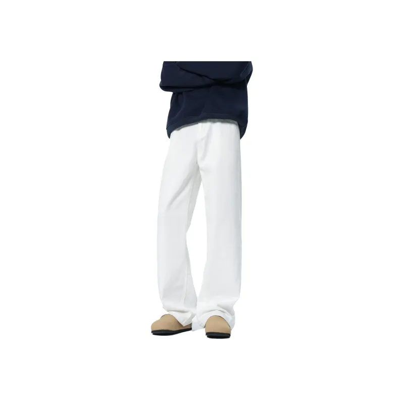 QOTRIOCK Jeans Men White-4