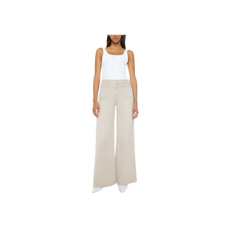 MOTHER High Waist Wide Leg Jeans-0