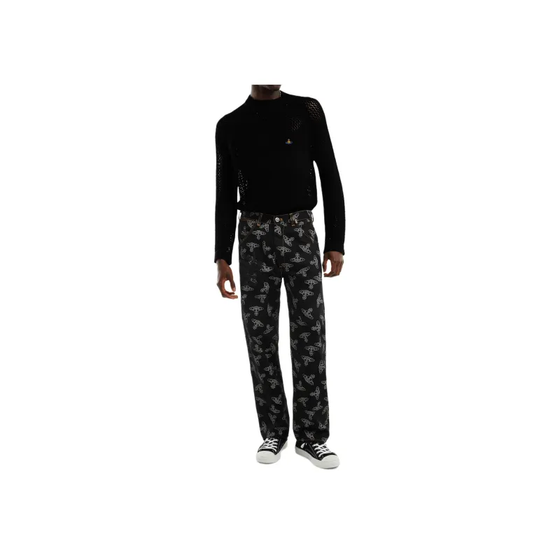 Vivienne Westwood SS24 Jeans Unisex Black-2