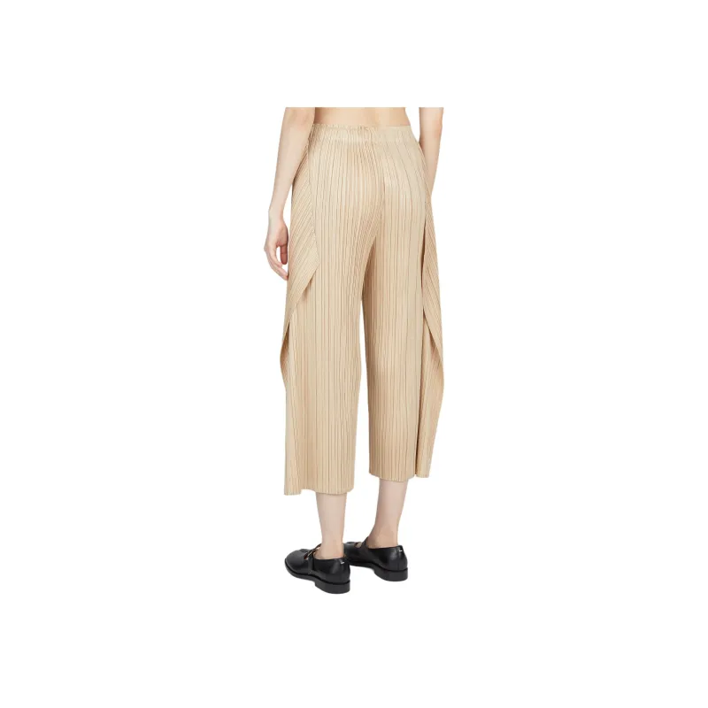 PLEATS PLEASE ISSEY MIYAKE Casual Pants Women's Light Umber-3