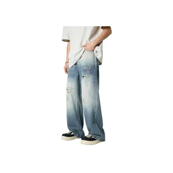 KM Jeans Unisex Vintage Light Blue